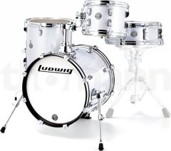 Комплект барабанов Ludwig Breakbeats Set White Sparkle