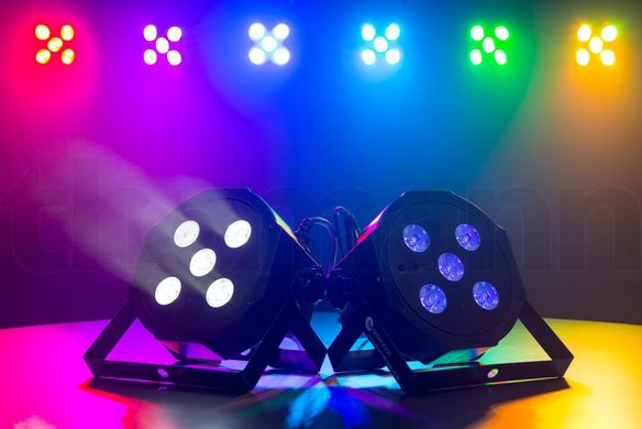 LED PAR Multi-Color Fun Generation SePar Quad LED RGB UV Bundle 4