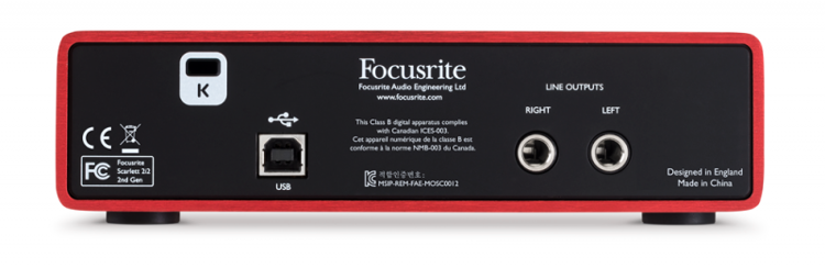 USB аудиоинтерфейс Focusrite Scarlett 2i2 3rd Gen