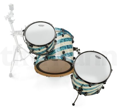 Премиум комплект SJC Drums Custom Studio Turquoise Barb.