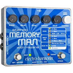 Гитарная педаль ELECTRO-HARMONIX Stereo Memory Man with Hazarai