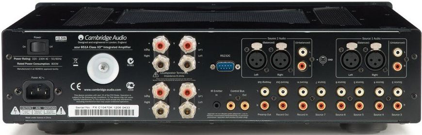 Интегрированный усилитель Cambridge Audio Azur 851A