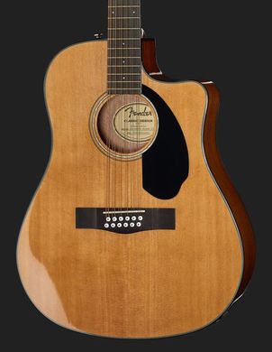 Электроакустическая гитара Fender CD-60SCE-12 NAT