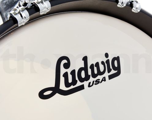 Комплект барабанов Ludwig Classic Maple Rock Black Oy.