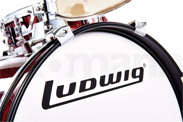 Комплект барабанов Ludwig Breakbeats Wine Red Sparkle
