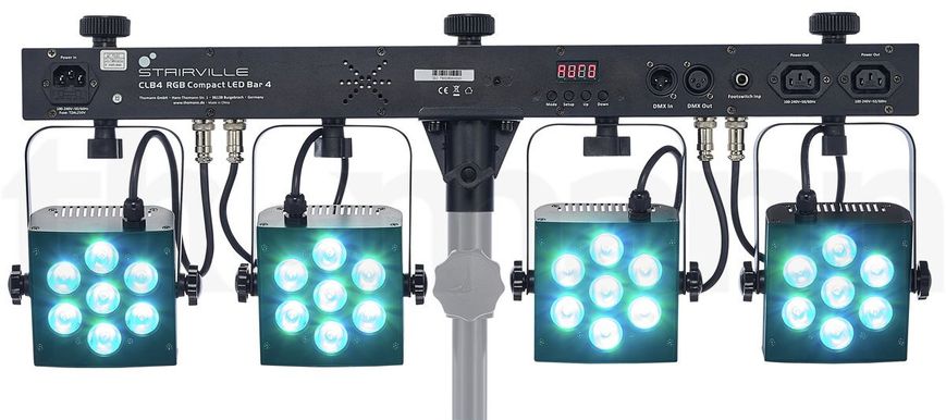 Комплект освещения Stairville CLB4 Compact LED Bar 4 Bundle