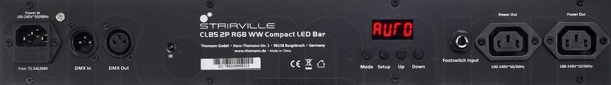 Декоративное освещение LED Stairville CLB5 2P RGB WW Compact LED Bar