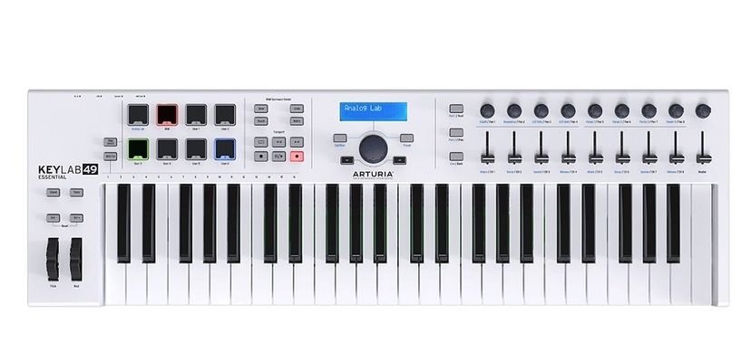 MIDI-клавиатура Arturia KeyLab Essential 49 wh
