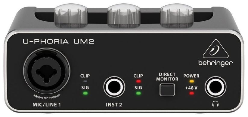 USB аудіоінтерфейсBehringer UM2